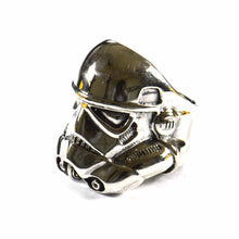 Storm trooper silver ring
