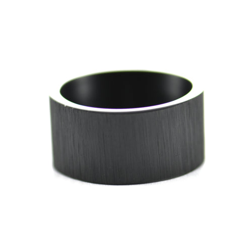 Straight pattern stainless steel ring