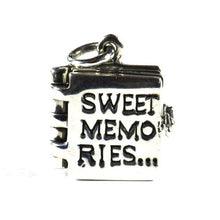Sweet memory silver pendant