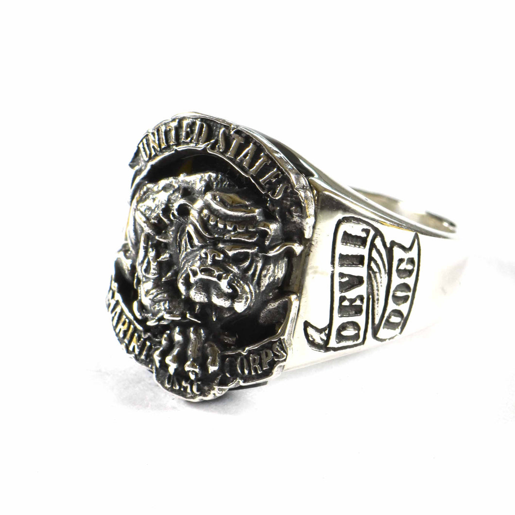 United States Marine Corps silver ring
