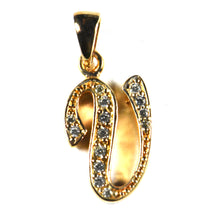 V silver pendant with 18K gold plating