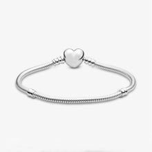 Heart silver bracelet
