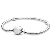 Heart silver bracelet